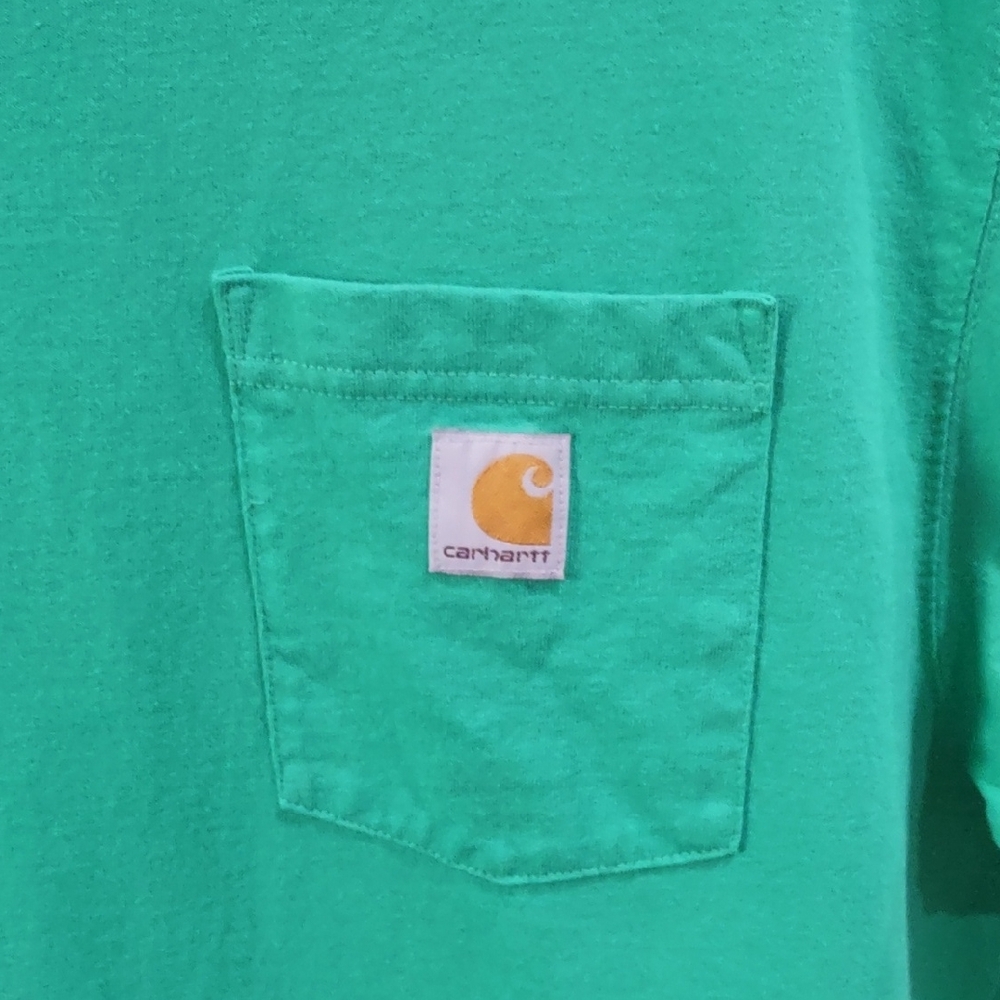 Carhartt Vibrant Green Tee with Pocket - Picture 5 of 15